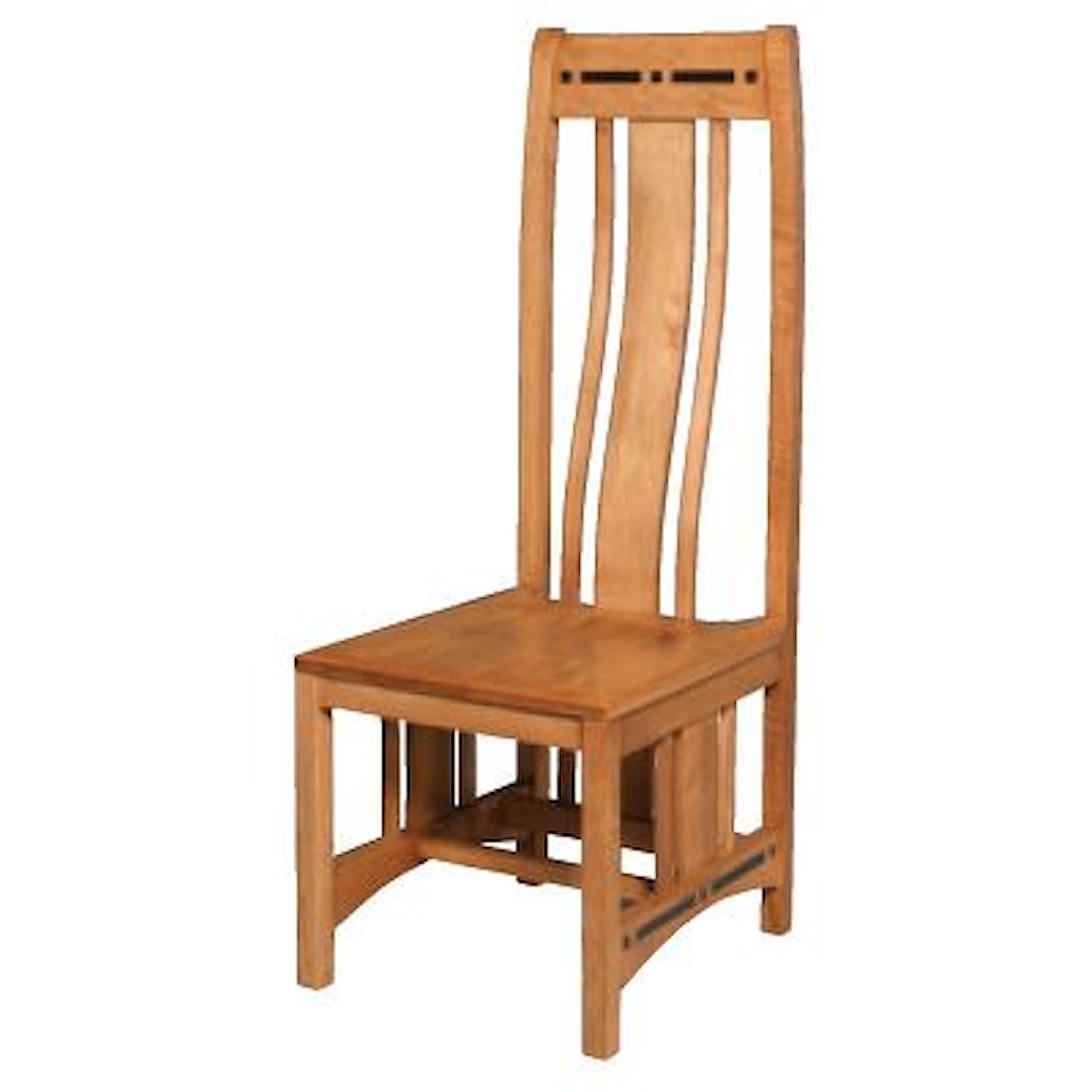 Simply Amish Aspen Wood Seat Aspen Side Chair
