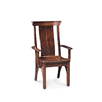 Trestle Arm Chair