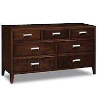 7-Drawer Dresser with Tapered Legs