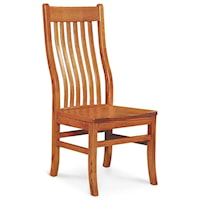 Solid Wood Urbandale II Side Chair with Lath Back