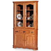 2 Door Closed Corner China Cabinet