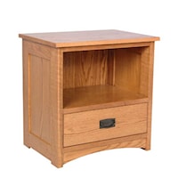 Prairie Mission Nightstand with Opening