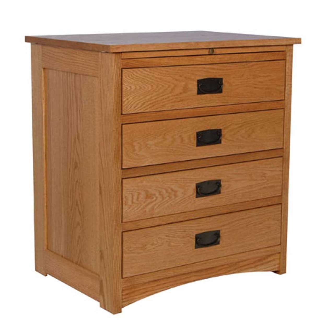 Simply Amish Prairie Mission Deluxe Bedside Chest