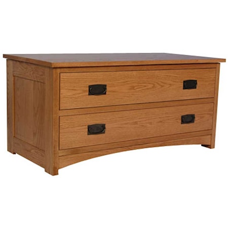 Blanket Chest with False Fronts