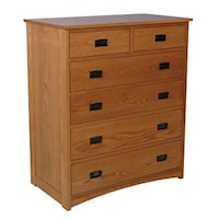 Prairie Mission 6-Drawer Chest