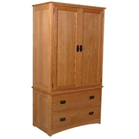 Tall Armoire on Chest