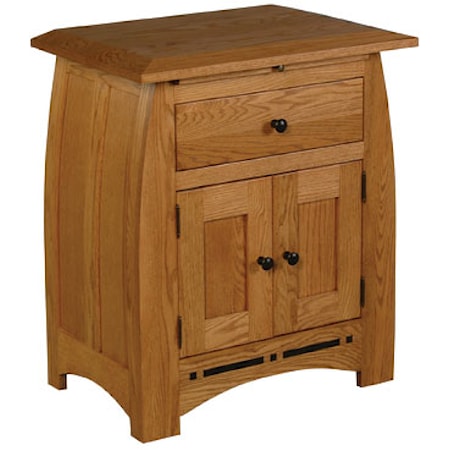 Nightstand with Pullout Surface