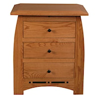 Bedside Chest with Pullout Surface