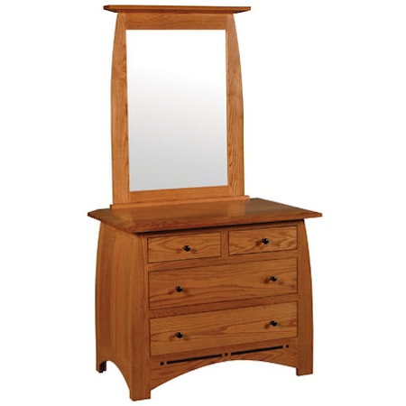 Short Chest and Beveled Mirror
