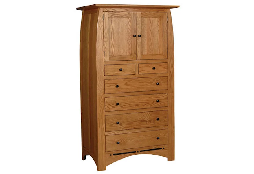 Aspen Chest Armoire by Simply Amish at Mueller Furniture