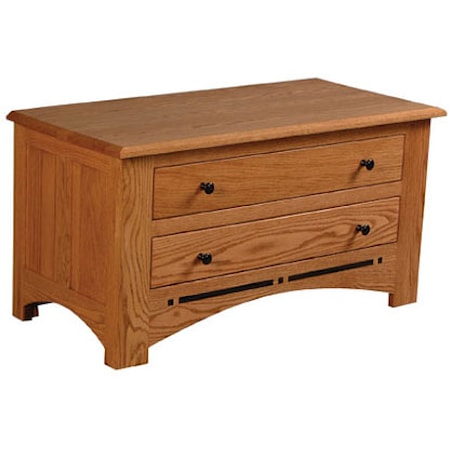 Blanket Chest with False Fronts