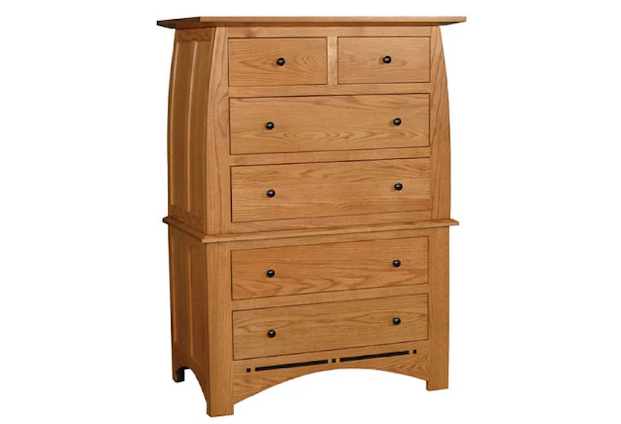 Aspen Chest on Chest by Simply Amish at Mueller Furniture