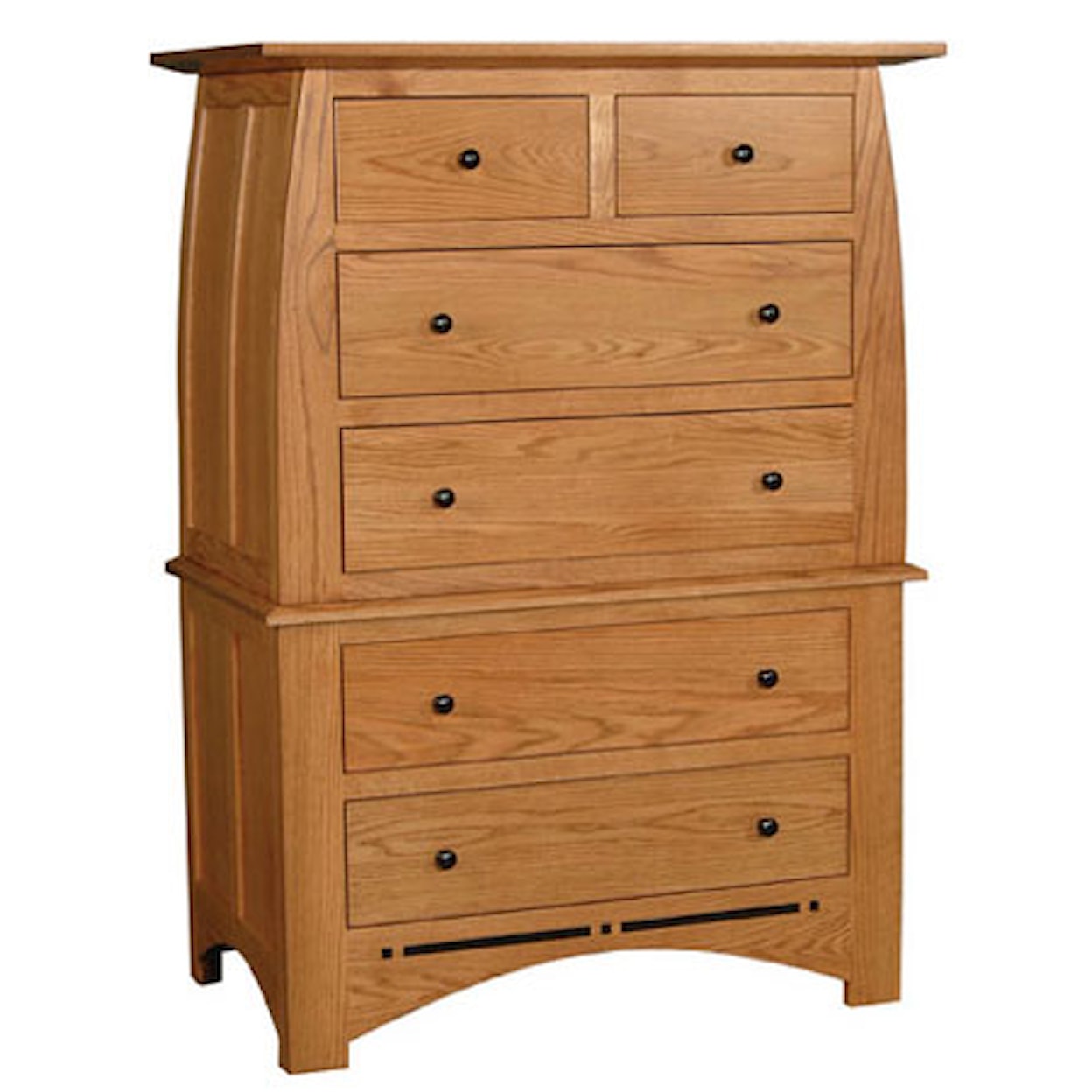 Simply Amish Aspen Chest on Chest
