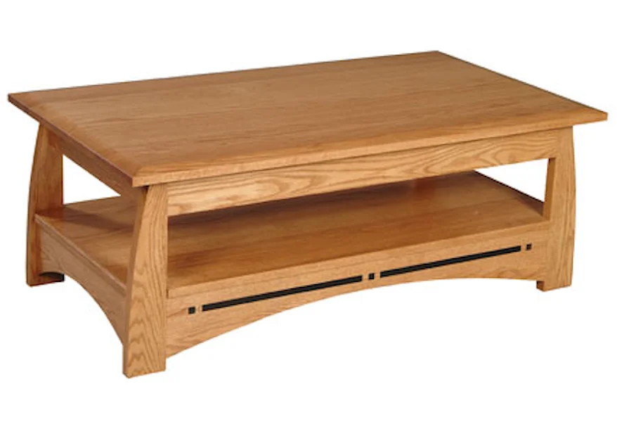 Aspen Coffee Table by Simply Amish at Mueller Furniture