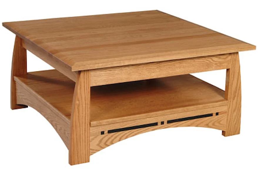 Aspen Square Coffee Table by Simply Amish at Mueller Furniture