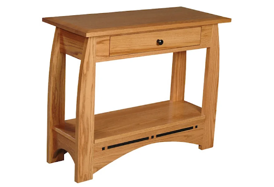 Aspen Drawer Console Table by Simply Amish at Mueller Furniture