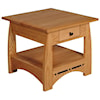 Simply Amish Aspen Drawer End Table