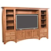 Simply Amish Aspen Wall Unit Entertainment Center