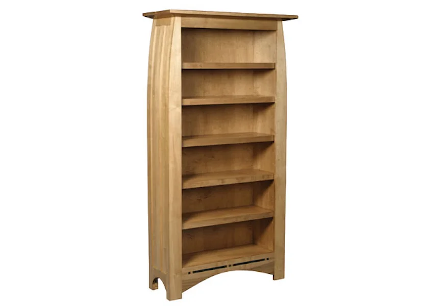 Aspen Tall Bookcase by Simply Amish at Mueller Furniture