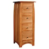 Simply Amish Aspen 4-Drawer File Cabinet