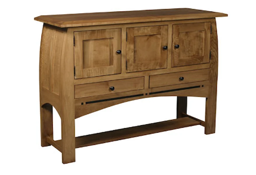 Aspen 3-Door Sideboard by Simply Amish at Mueller Furniture