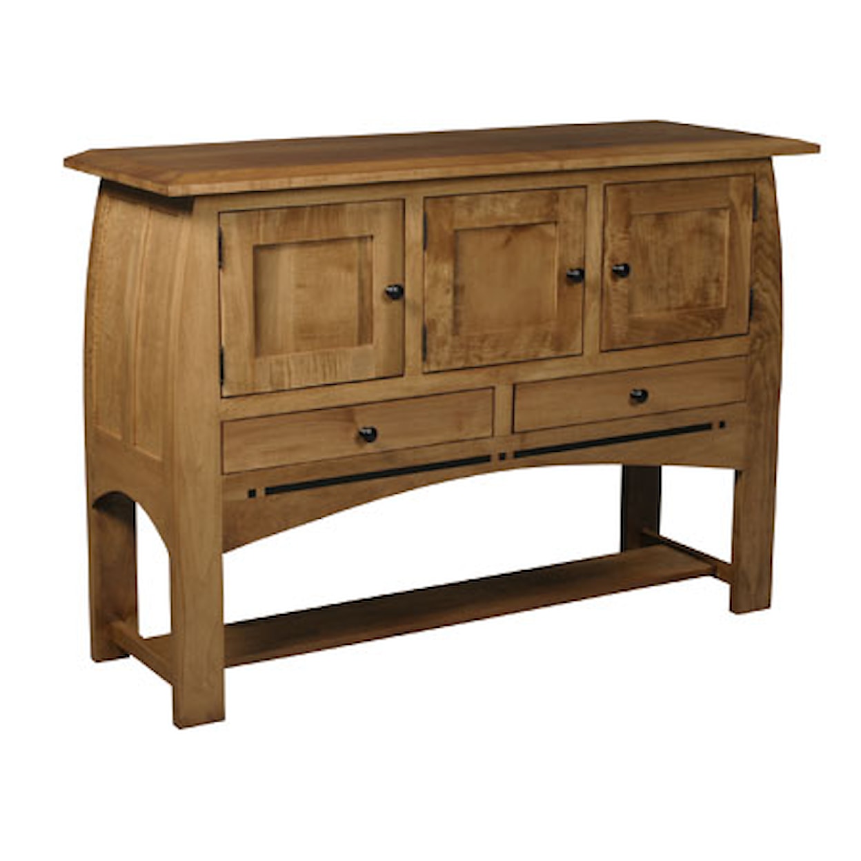 Simply Amish Aspen 3-Door Sideboard