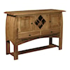 Simply Amish Aspen Sideboard Wine Rack