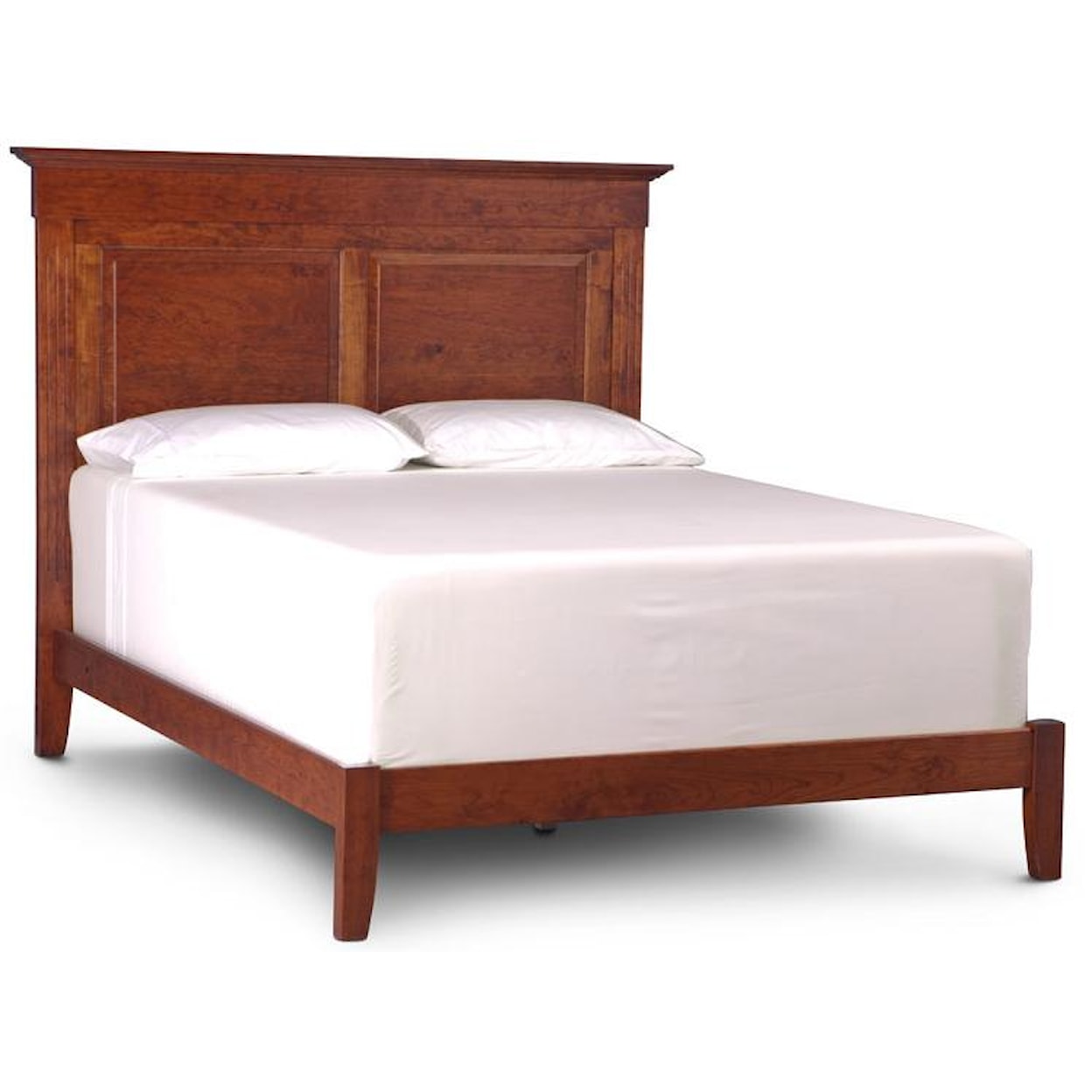 Simply Amish Express King Shenandoah Deluxe Bed with Wood Frame