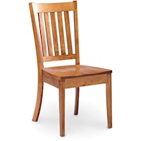 Wright Dining Side Chair with Slat Back