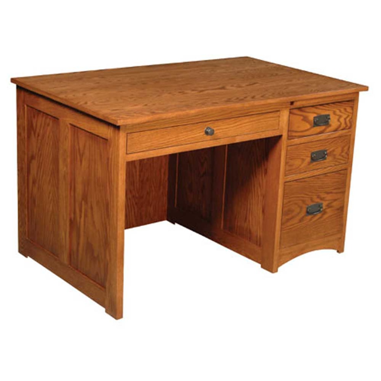 Simply Amish Prairie Mission Flat Top Desk