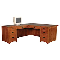 Prairie Mission Executive L-Shape Desk