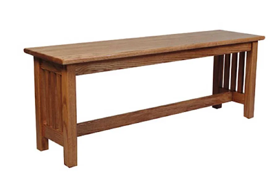 Mission Amish Bench by Simply Amish at Mueller Furniture
