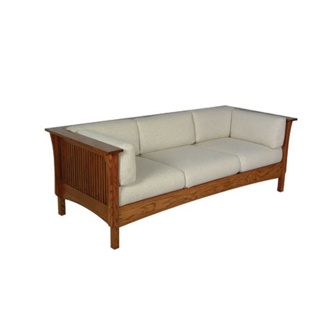 Simply Amish Prairie Mission Sofa with Spindles