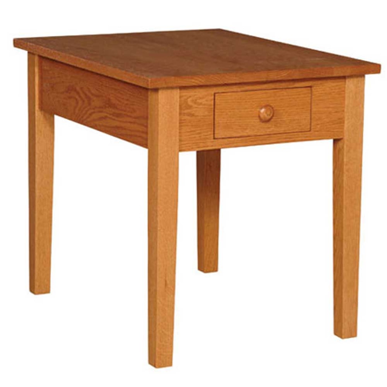 Simply Amish Shaker Amish Drawer End Table