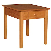 haker Drawer End Table