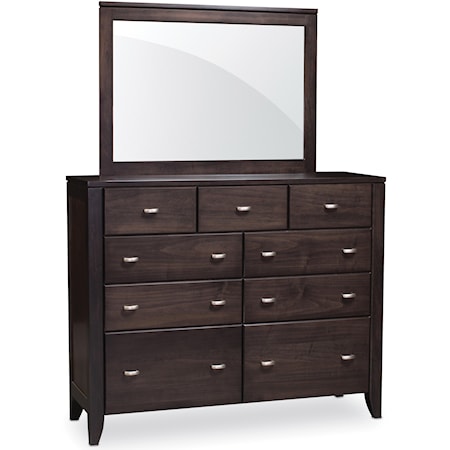 Mule Chest and Mirror Set