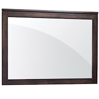 Mule Chest Mirror with Wood Frame