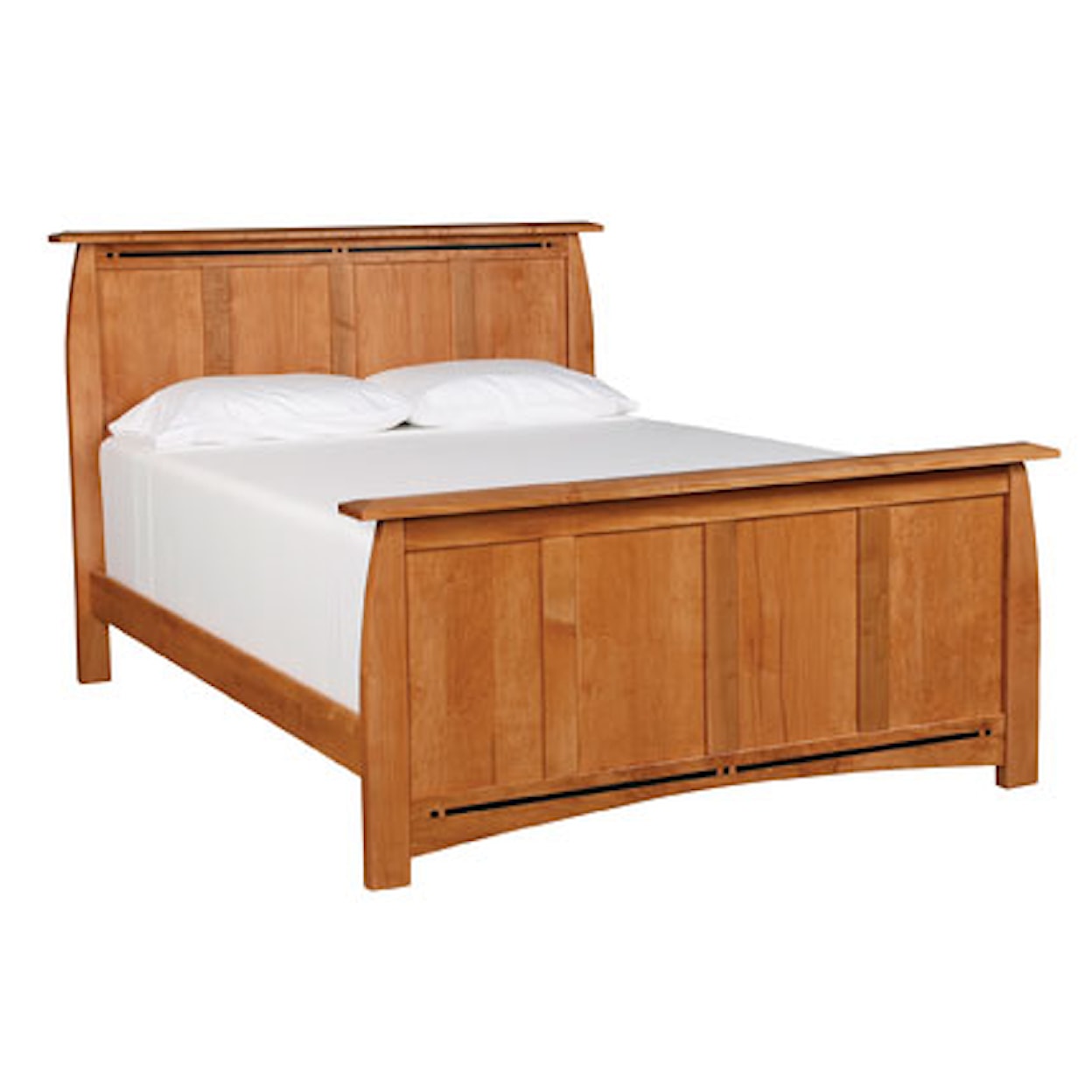 Simply Amish Aspen Twin Panel Bed