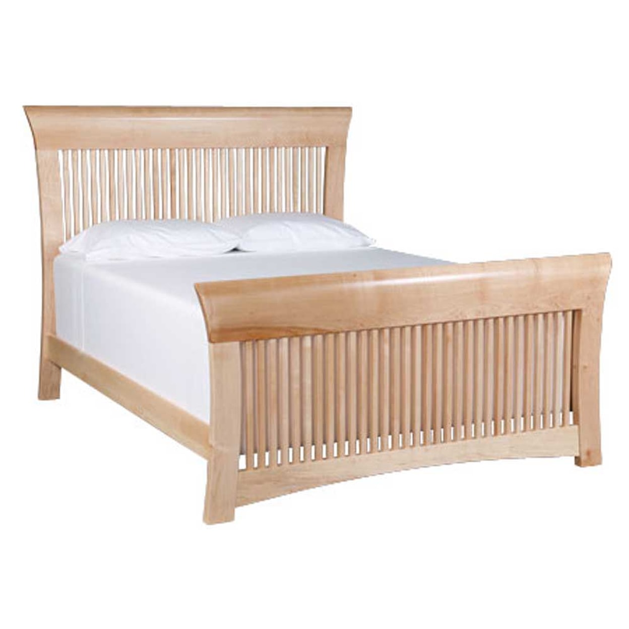Simply Amish Loft Twin Spindle Bed