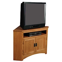 Prairie Mission Open Corner TV Stand