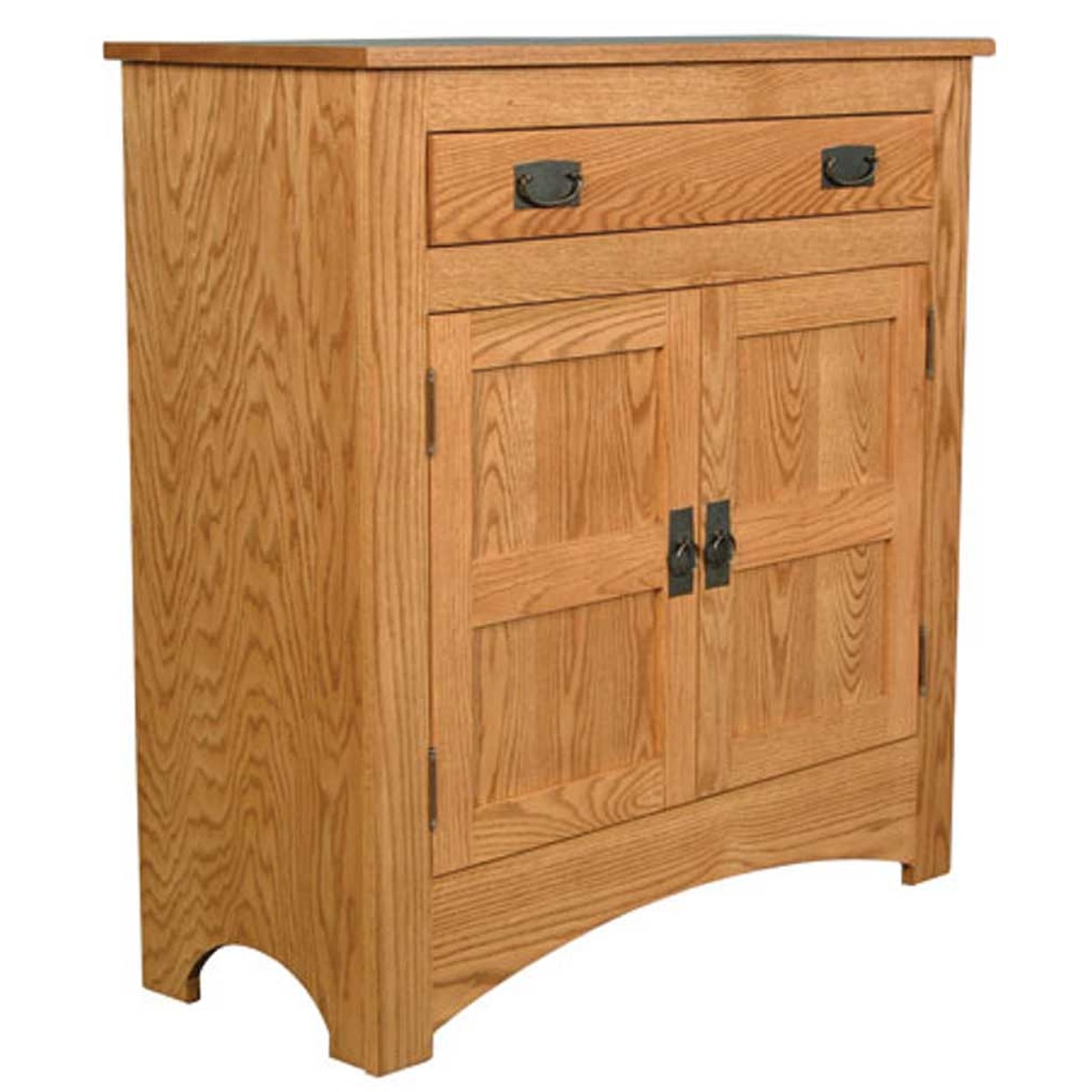 Simply Amish Prairie Mission 1-Drawer Pie Safe