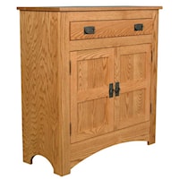 Prairie Mission 1-Drawer Pie Safe