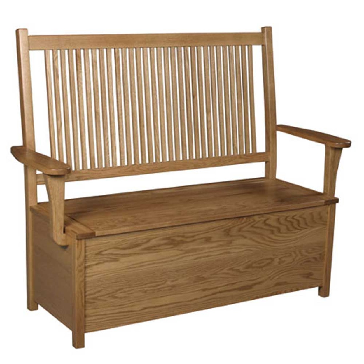 Simply Amish Prairie Mission Storage Bench