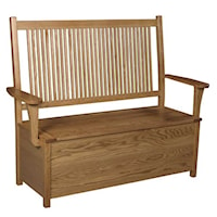 Prairie Mission Storage Bench