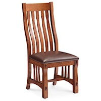 Side Chair with Leather Seat