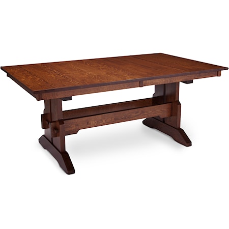 Franklin Trestle Table with Butterfly Leaf