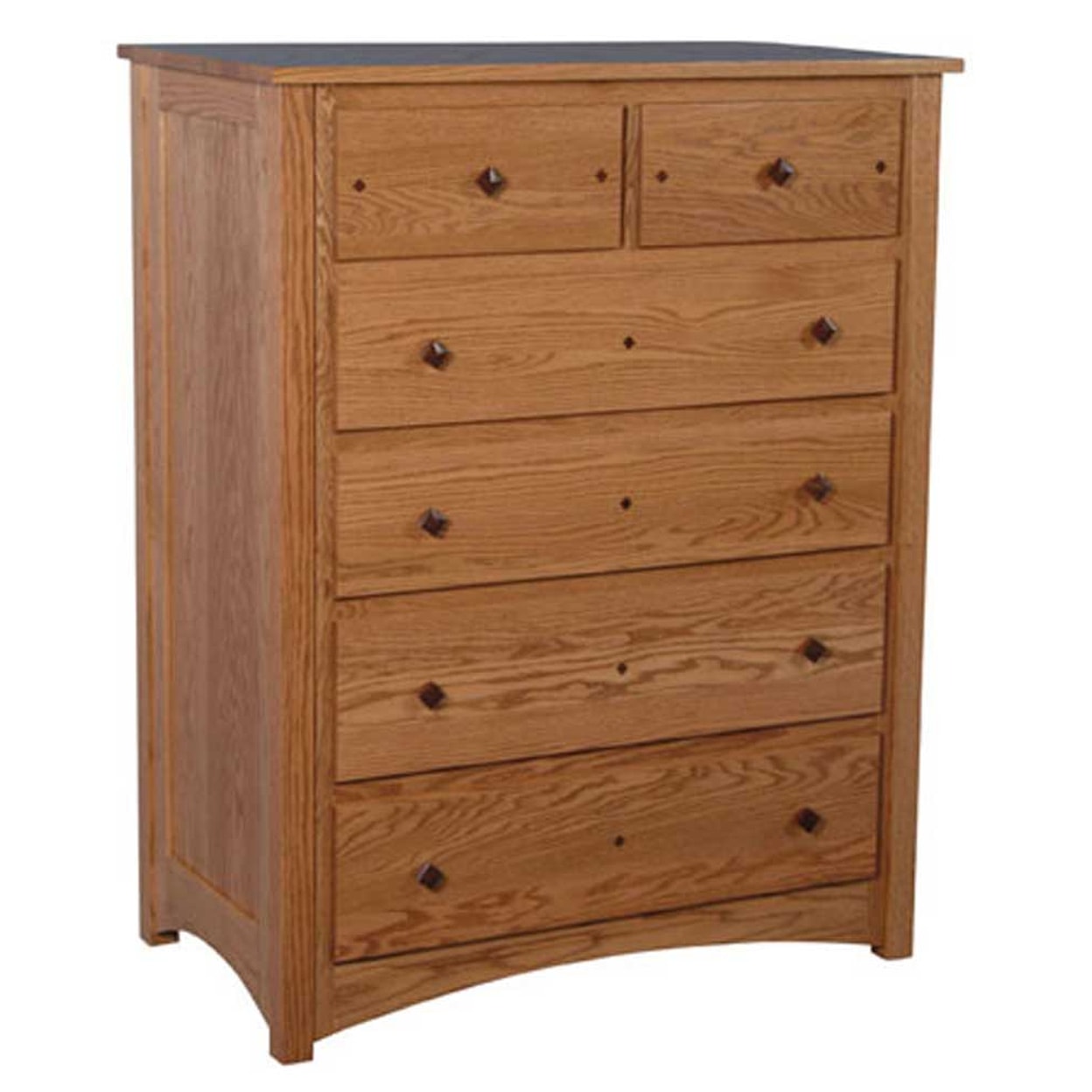 Simply Amish Royal Mission 6-Drawer Chest