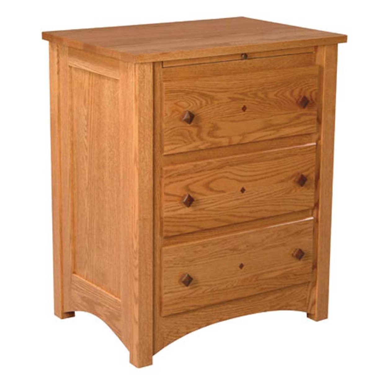 Simply Amish Royal Mission Deluxe Bedside Chest