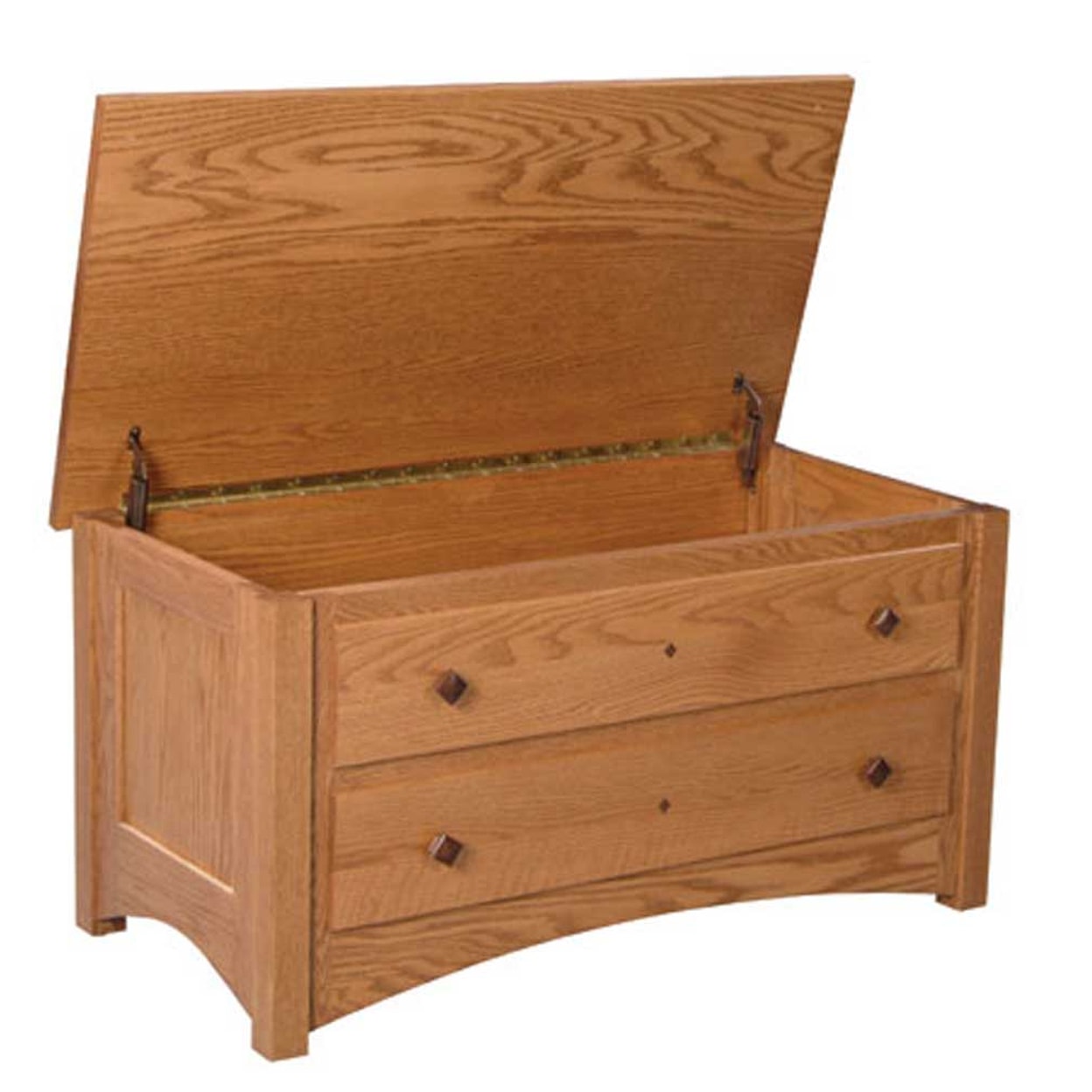 Simply Amish Royal Mission Blanket Chest with False Fronts