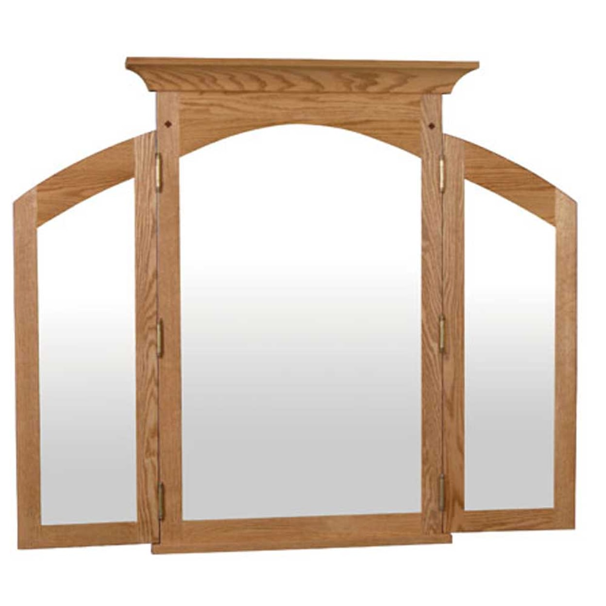 Simply Amish Royal Mission Tri-View Mirror